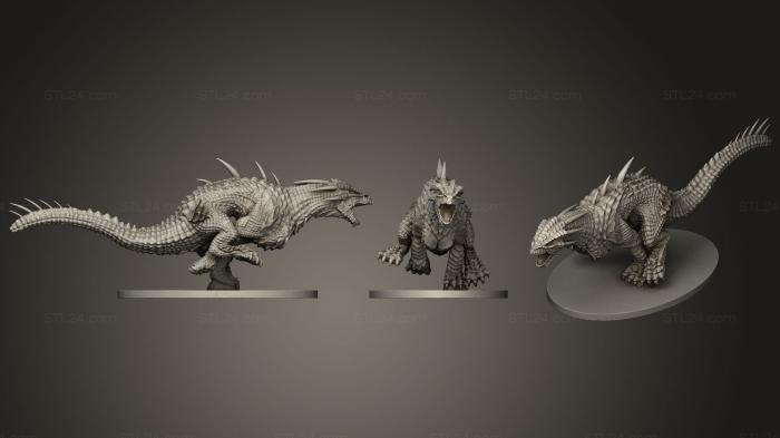 Animal figurines (Hunting Drake, STKJ_1079) 3D models for cnc
